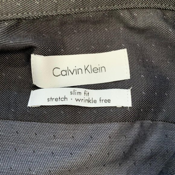 Calvin Klein NWT Sz L Slim fit 2PK Men Shirt stret - Picture 11 of 12